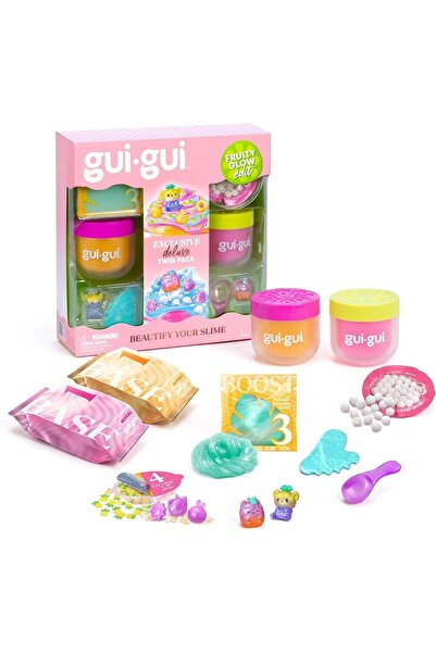 Gui Gui Set de creatie cu slime, Gui Gui, Fruity Glow Deluxe