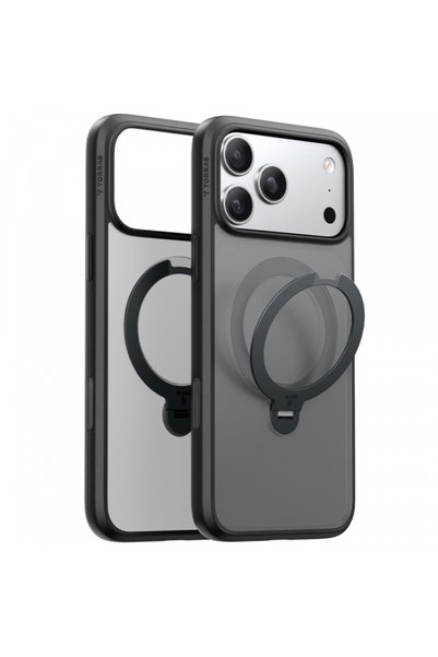 TORRAS MagSafe калъф за Apple iPhone 17 Pro Max, Torras, Ostand Spin, Черен