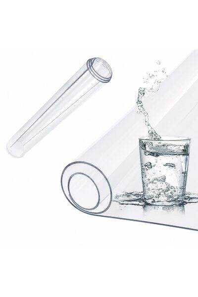 Ruhhy Protecție transparentă pentru birou, 120 x 60 cm, PVC, grosime 1 mm, an...