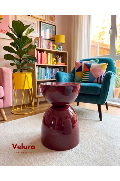 Velura Home & Living Nardo Yan Sehpa - Bordo