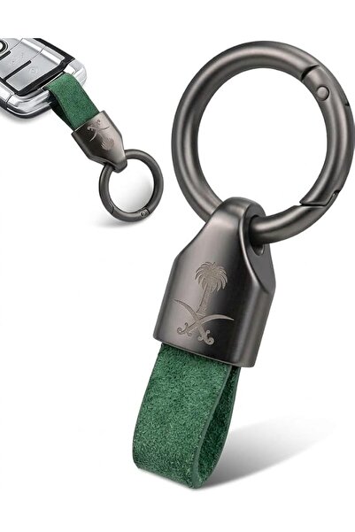 Generic Koala Make Saudi Arabia Logo Keychain Ring, Detachable Swedish Leathe...