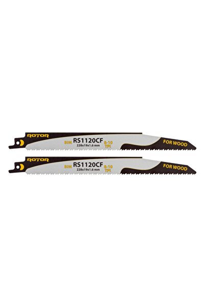 Rotor Panze Fierastrau Sabie Lemn RS1120CF, 228x19x1.6mm, set 2 bucăți