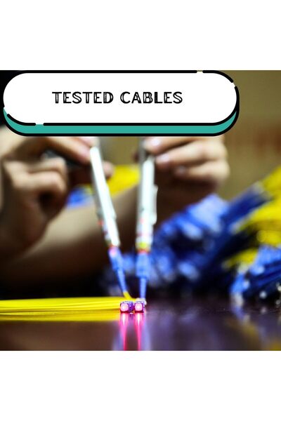 DKURVE LC to LC UPC 0.5 Meter Fiber Optic Patch Cord Duplex Single Mode OS2 G652D 9125μm Pack of 3 2.0mm & LSZH