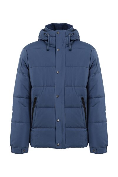 Reebok Kısa Kaban Erkek Mavi HALIFRID JACKET