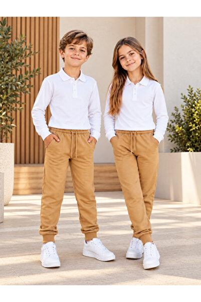 vieso 2'li Kışlık Şardonlu 3 iplik Cepli Kız ve Erkek Çocuk Eşofman Altı İçi ...