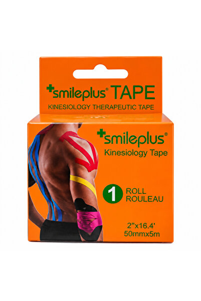 Generic Brand وصف المنتج: شريط Smileplus Kinesiology Therapeutic Tape 🧡💚