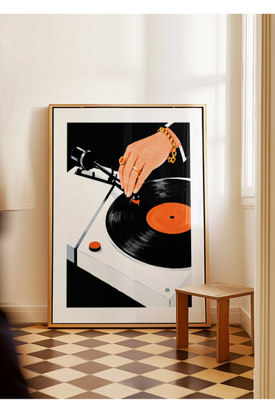 ARTHOUSECOLLECTIVE Music Collection - Record / Dj - Unframed Poster