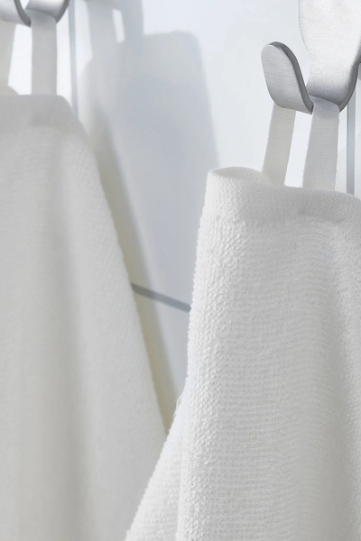 ACELEYOLLA Luddvial White Face Towel 40 × 60 cm – 100% Cotton, Lightweight and Quick-Drying