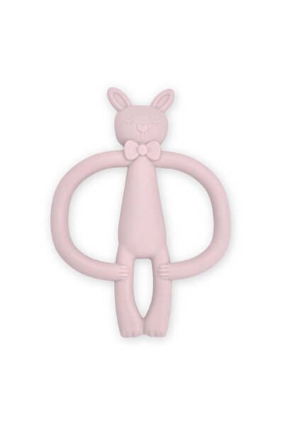 Bocioland Jucarie de dentitie pentru bebelusi Pako Rose pink din silicon alim...