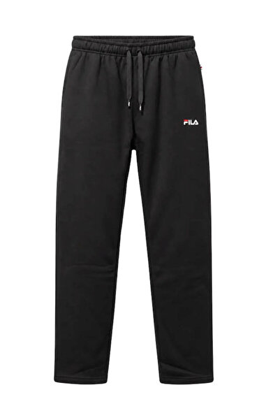 Fila Ρέμαξ Ανδρικό Παντελόνι Φόρμας Ίσιας Γραμμής Μαύρο APJPM26009-001