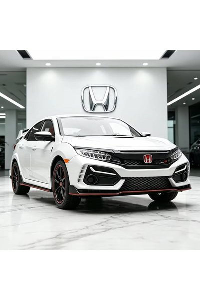 scntoys 1:18 Ölçek 2020 Honda Civic Type-R Diecast Model Araba Modifiyeli Hon...