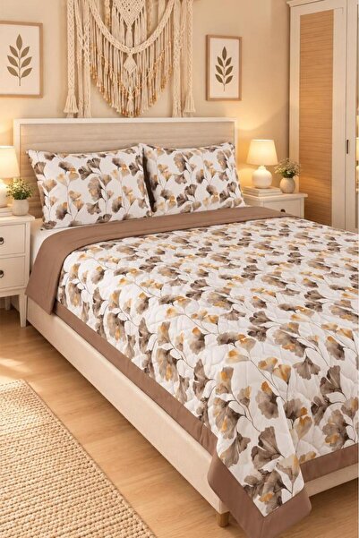 Çeyiz Diyarı Lavin 100% Cotton Fiber Filled 200X230 cm Double Pique Set