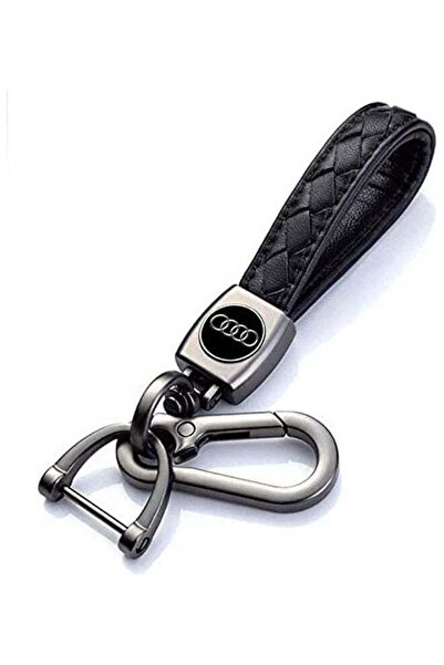 Generic 1 PCS Leather Car Keychain - Genuine Leather Car Logo Keychain For Au...