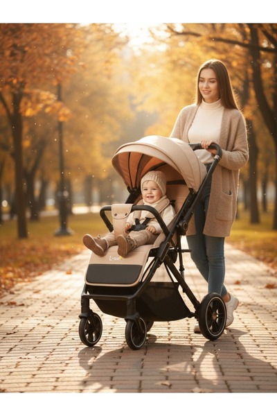 L-Sun Carucior Sport Copii, Pliere Troler, Spatar Reglabil Cu Pozitie De Somn, Husa Si Geanta