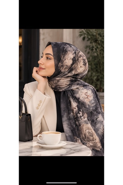 Gülsoy Eşarp Çiçek Desenli Hanzade Şal