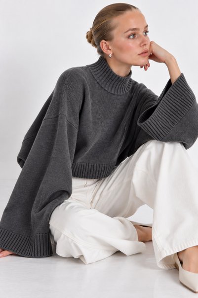AGD COLLECTİON Bat sweater