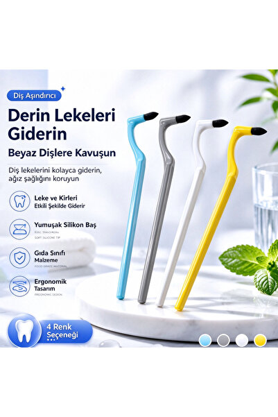 Ev Tipi 13 Parça Diş Bakım Aracı Seti, Diş Plağı Temizleme, Diş Taşı Parlatıcı, Diş Lekesi Silici Beyaz Mavi
