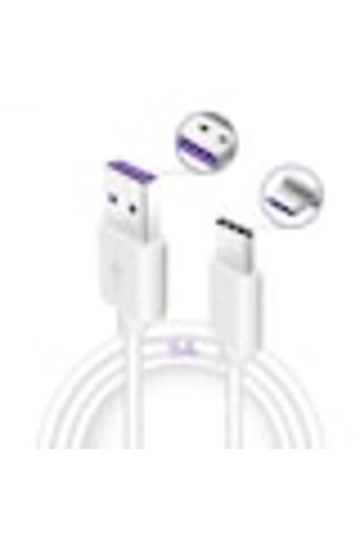 Huawei Încărcător de rețea cu cablu USB-C Original CP404B, 22.5W, 2.25A, 1 x USB-A, Alb
