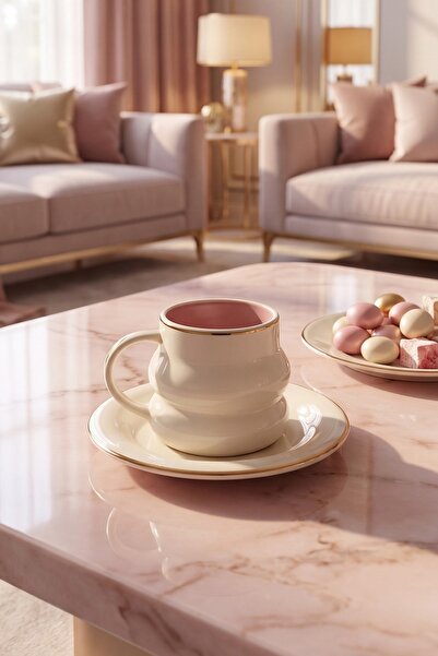 Cooker Velmont 6-Person 90 ml Porcelain Coffee Cup Set Ckr4603