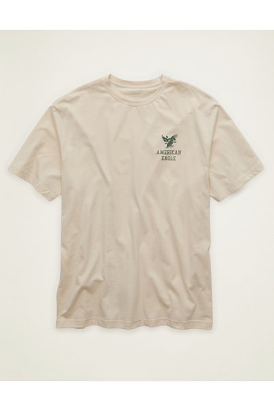 AMERICAN EAGLE AE Standard Fit Graphic Logo T-Shirt