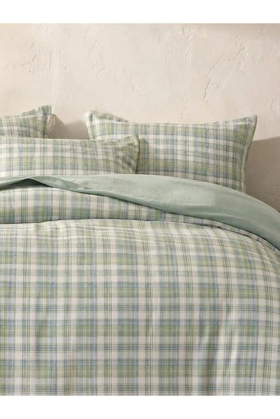 Styli 4-Piece Checked Comforter Set - 180 x 220 cm