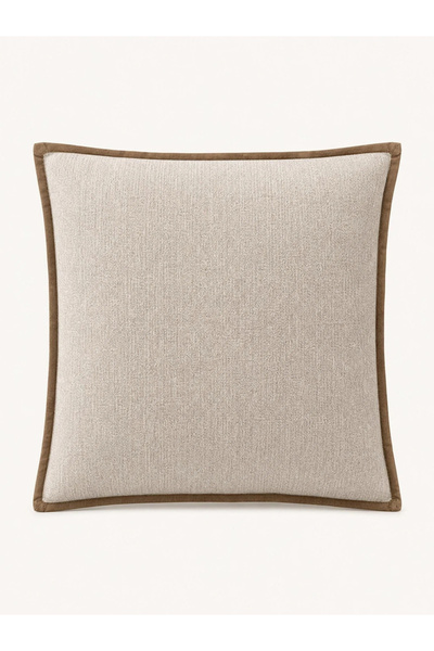 Styli Patterned Cushion Cover - 45X45Cm, Tan
