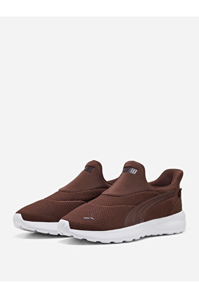 Puma Brown Softride Cosmic Sliptech Sneakers