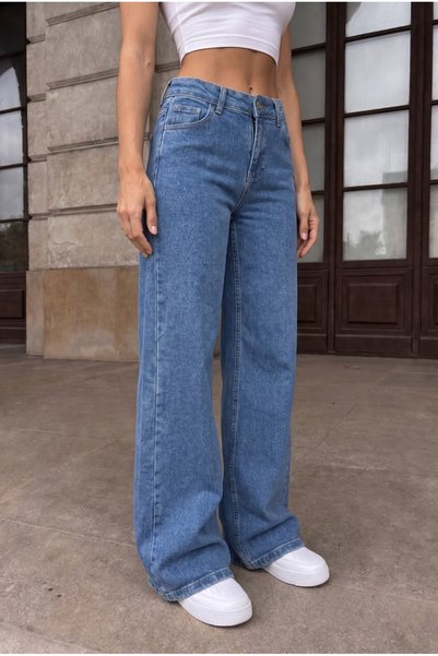 alanora Women's High Waist Wide Leg Loose-Fit Jeans