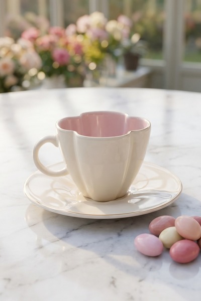 Cooker Luneth 6-Person 90 ml Porcelain Coffee Cup Set Ckr4604