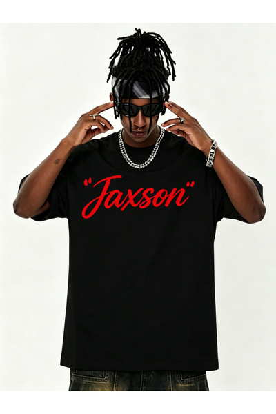 Take Two By Styli Black Slogan Print Round Neck T-Shirt