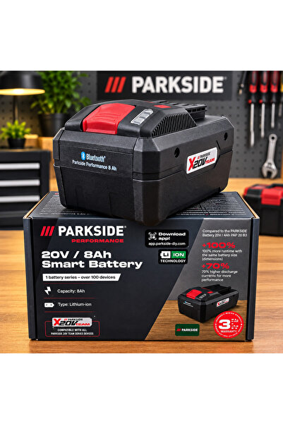 PARKSIDE 20v 8ah yedek batarya