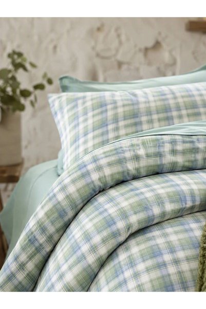 Styli 4-Piece Checked Comforter Set - 180 x 220 cm