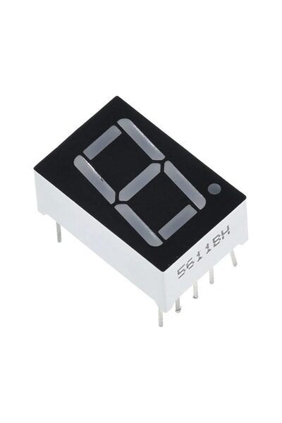 Generic 7-Segment 1-Digit Common Anode Display 0.56″ Κόκκινο