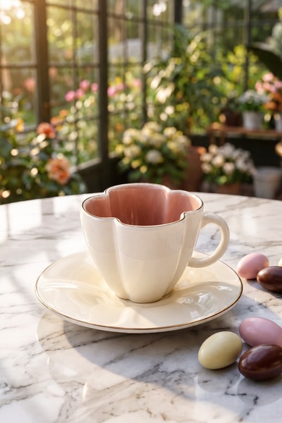 Cooker Luneth 6-Person 90 ml Porcelain Coffee Cup Set Ckr4604