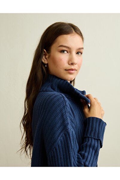 AMERICAN EAGLE AE Button Up Mock Neck Cardigan Sweater