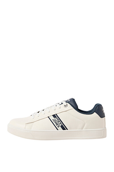 Jack & Jones White JFWREX Lace-Up Casual Sneakers