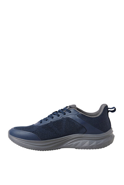 Jack & Jones Navy Blue JFWDRAGO Solid Knit Sports Sneakers