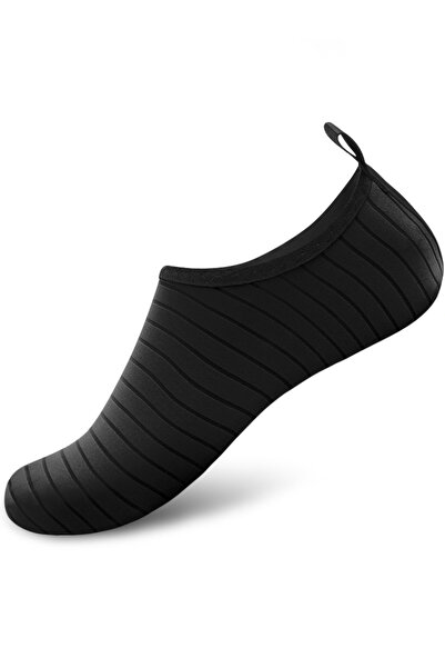 Take Two By Styli Black Flat Sports Water Shoes for Women - Quick Dry Aqua Socks