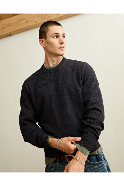 AMERICAN EAGLE AE سترة غرزة أفقية