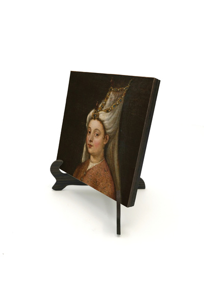 Sadrazam Hürrem Sultan Printed Wooden Tabletop 10X10 Krt-94