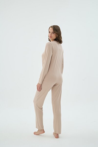 Sevim 17351 SET DE PIJAMALE CU MÂNECĂ LUNGĂ PENTRU FEMEI