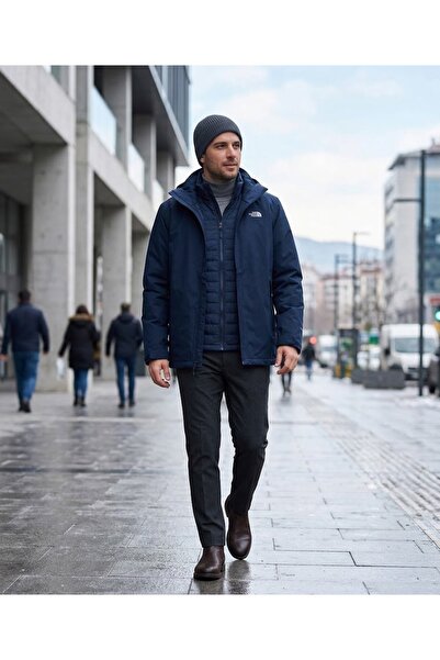 THE NORTH FACE Carto Mono Triclimate 3in1 Hooded Jacket (DryVent Teknolojisi)...