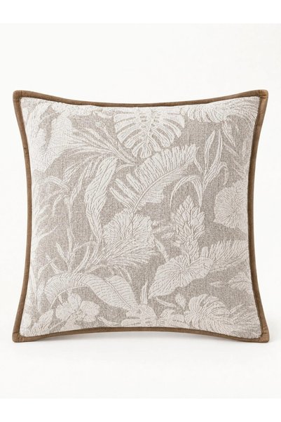 Styli Patterned Cushion Cover - 45X45Cm, Tan