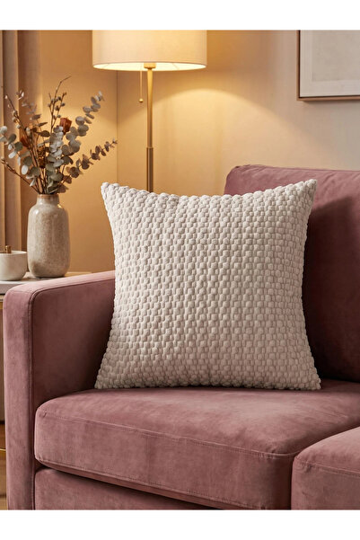 Styli Textured Cushion Cover - 45X45Cm, Off White