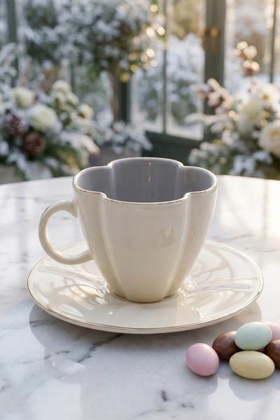 Cooker Luneth 6-Person 90 ml Porcelain Coffee Cup Set Ckr4604