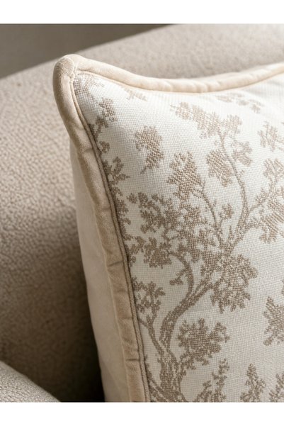 Styli Patterned Cushion Cover - 45X45Cm, Gold