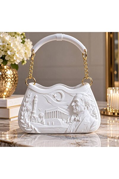 tigea accessories ΤΡΙΣΔΙΑΣΤΑΤΗ ΠΛΑΣΤΙΚΗ ΤΣΑΝΤΑ ΧΕΙΡΟΣ ΜΕ ΘΕΜΑ ΑΤΑΤΟΥΡΚ, ΚΟΝΣΕ...
