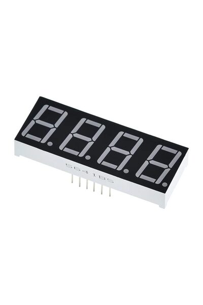Generic 7-Segment 4-Digit Common Anode Display 0.56″ Κόκκινο