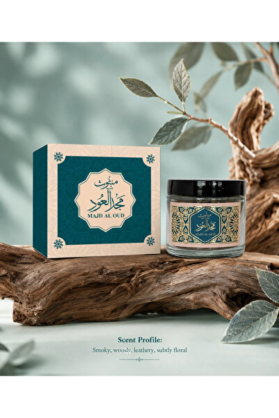 URAZ Majd Al Oud Mabsoos Premium Oud Bakhoor Arabic Incense 30g