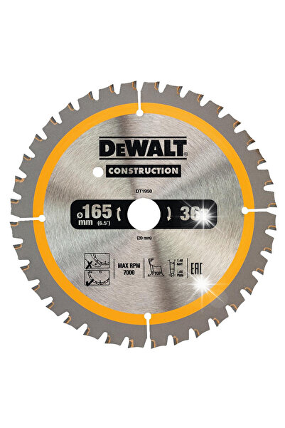 Dewalt Disc de tăiat lemn 165/20MM 36 dinți
